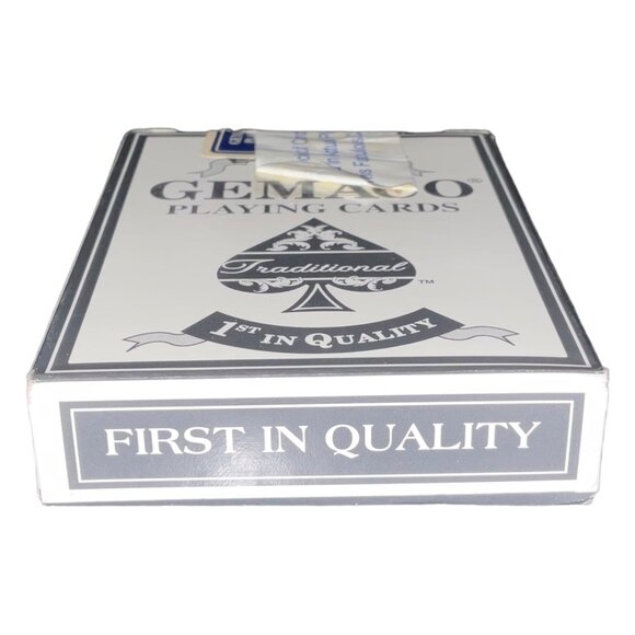 Gemaco Traditional Casino Quality Playing Cards 1st In Quality Used In Actual Pl - Picture 5 of 5